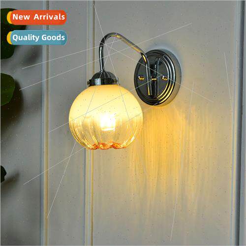 Chinese antique glass bud wall lamp vintage round ball bud w