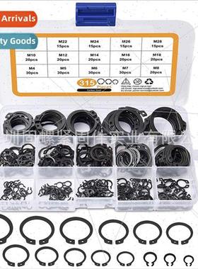 315pcs black shaft retaining ring circlip circlip spacer sha