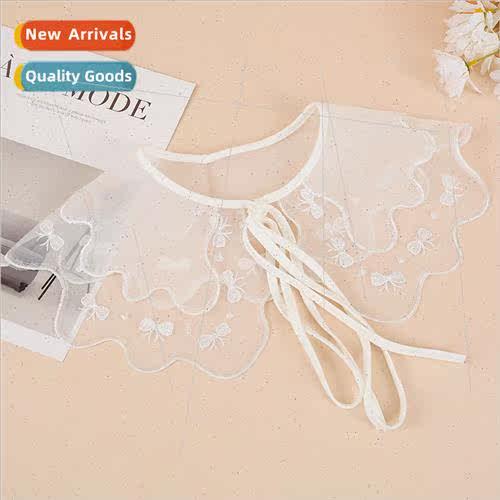 Fake collar children fall winter sequins embroidery fake col