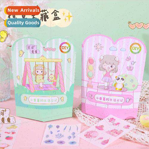 Guca sticker handbook set DIY asure bag student stationery s