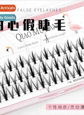 Colorful Sweetheart False Eyelash ngle Cluster Fairy Manga E