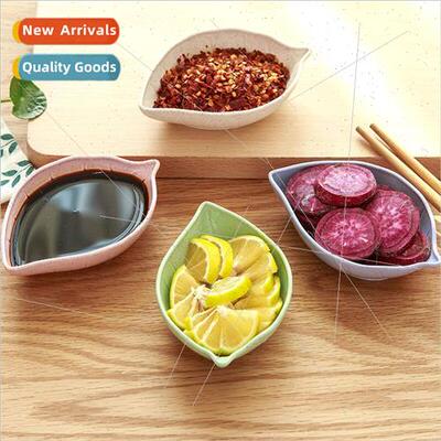 Wheat seasoning plate table dipping small plate creative kch