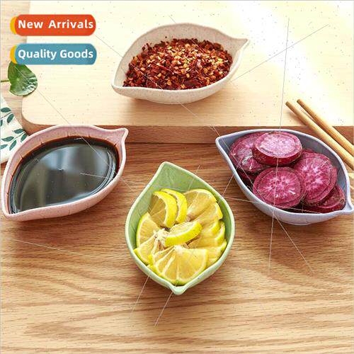 Wheat seasoning plate table dipping small plate creative kch