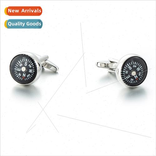 High  compass shape cufflinks French shirt cufflinks dress b
