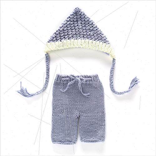 Photo props knitted wool hat handmade crochet wool knit soli