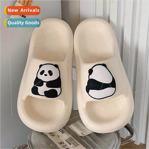 New girl heart cartoon cute panda sandals EVA soft thick bot