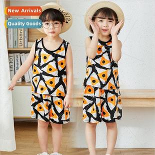 Children cotton undershirt shorts su boys girls summer rayon
