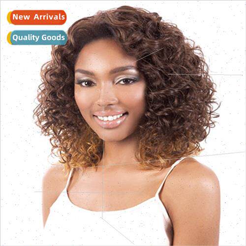 Afro Wig Women Small Curly Medium Length  Headgear Europe