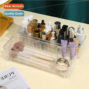 Transparent Cosmetic Organizer Desktop Dresser Storage Baske