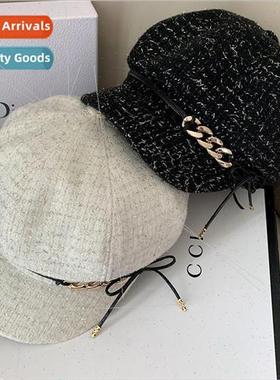 Beret female fall and winter hat fashion wild set duck tongu