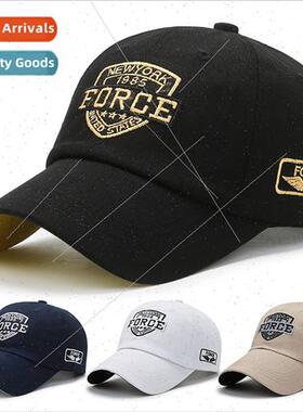 New Korean duck tongue cap spring mens hundred wh embroidere