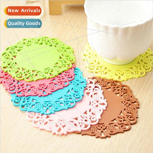 Creative Home Sweet retro translucent hollow lace coasters l