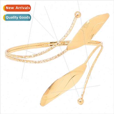 New ancient Hanfu Dunhuang flying accessories alloy leaves t