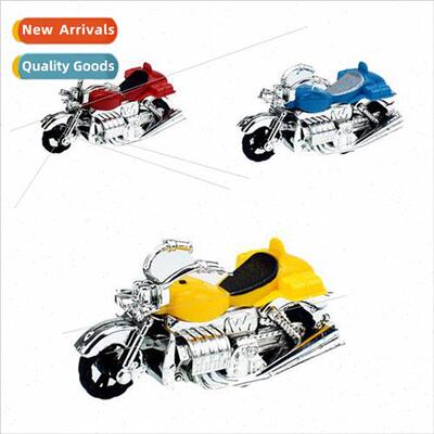 New color-plated throwback Harley motorcycle model toys chil