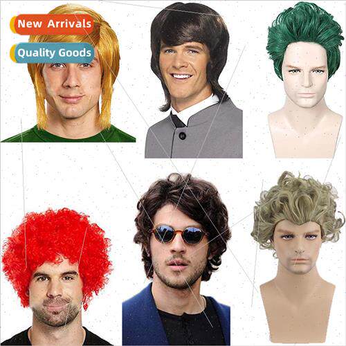Europe reverse parted big back short hair Batman Joker COS H