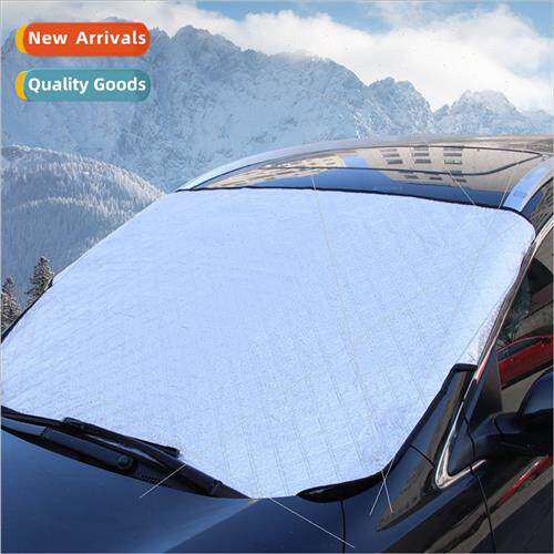 Car thickened flocking half cover front gear winter snow blo