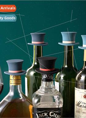 Magic cap wine bottle stopper silicone leakproof cap champag