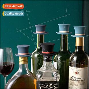 Magic cap wine bottle stopper silicone leakproof cap champag
