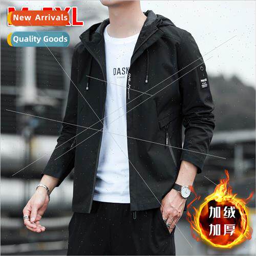 2023 fall winter jacket men hooded jacket men padded thicken