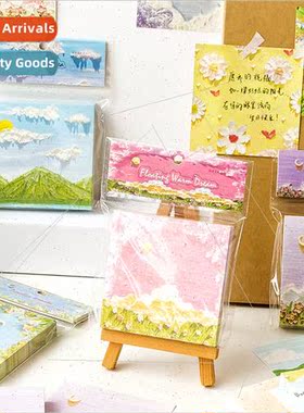 Tranquility spring breeze note book ins three-dimensional oi