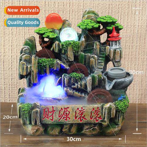 Wealth rolling 适用tune tree wigwam running water ornaments