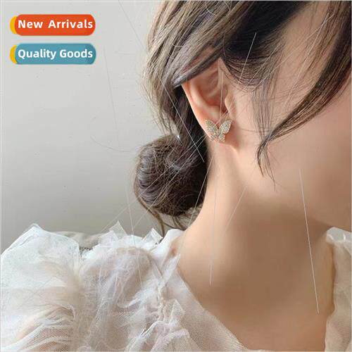 Super flash gold butterfly fairy earrings female earrings 20