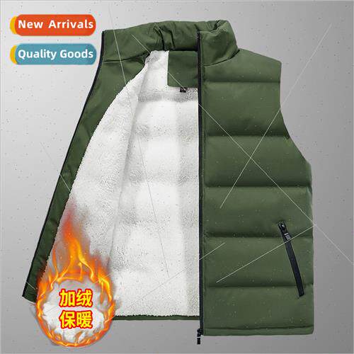 Autumn winter stand-up collar vest men tide HK simple cardig