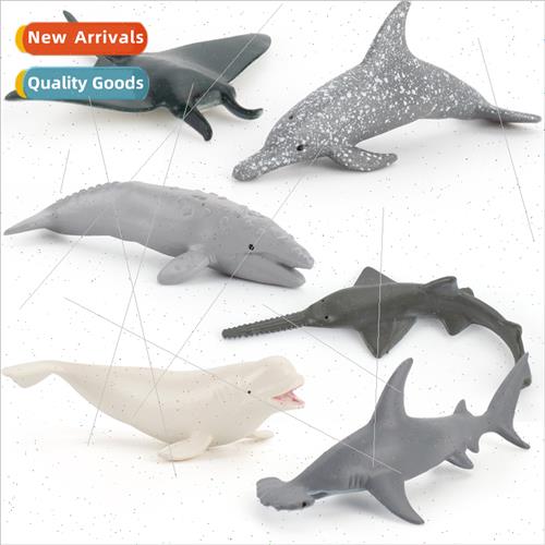 Children life model dolphin devil fish beluga shark mini col