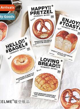 Sticky Notes Bread Head Cute Toast Student Memo Sticky Notes