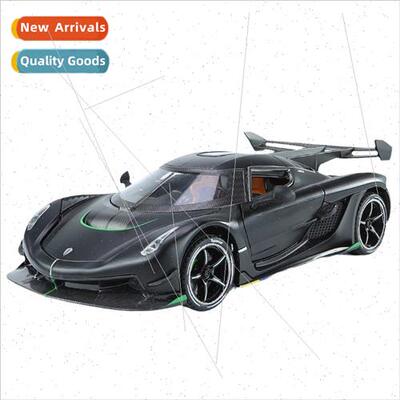 1/24 Koenigsegg sports car simulation alloy sound light boom