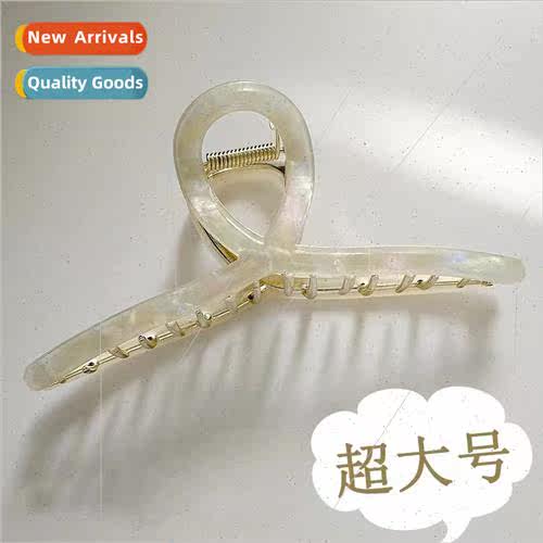 Fashion temperament metal acetate hair clips female senior s