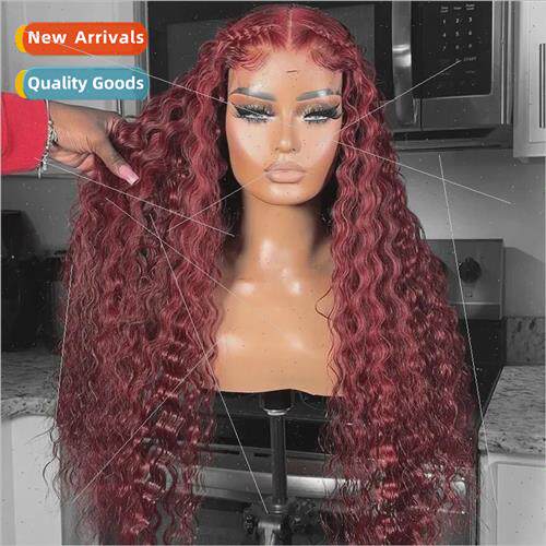 Front Lace Wigs Europe Ladies Wigs African Long Curly Hair H