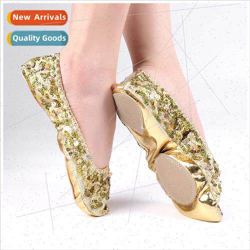 ghtweight Belly Practice Leather Wear-resistant sole Ballet