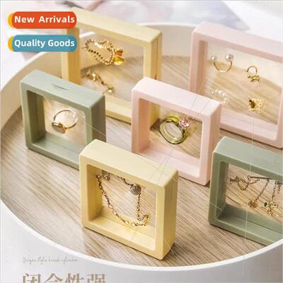 Storage box transparent film suspension jewelry jewelry pack
