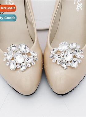xury rhinestone removable shoe buckles bridal wedding shoes