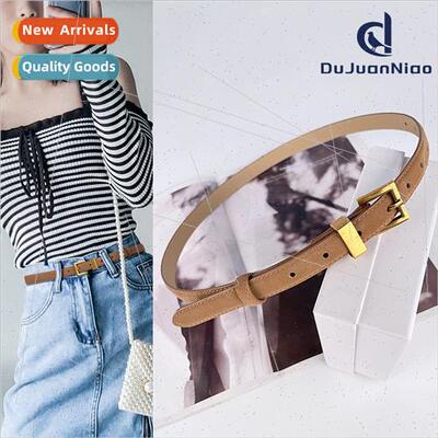 Genuine Frosted Cowhide Women Belt Casual Pants Jeans Premiu