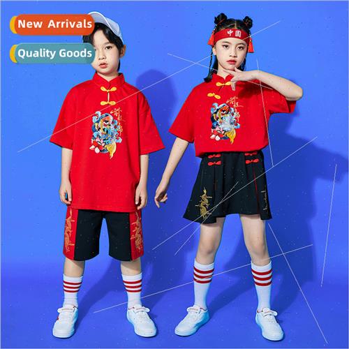 June 1 Childrens Day Permance Costume China Fan Elementary S