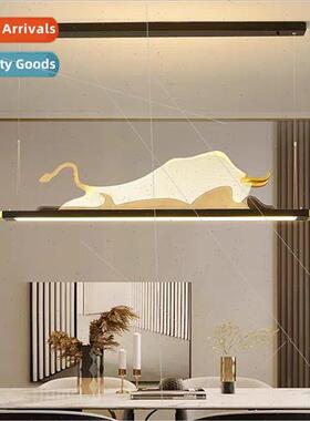 New Chinese dining room lamp zen design tea room modern simp