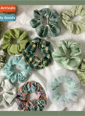 Green less intestinal ring French hair circle Korea trinkets