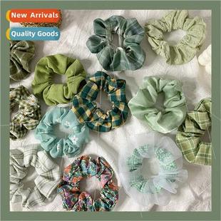 ring French hair Green Korea intestinal circle trinkets less