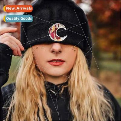 Autumn Winter Pullover Hat Moon SPIRITUAL CELESTIAL Knted Ha