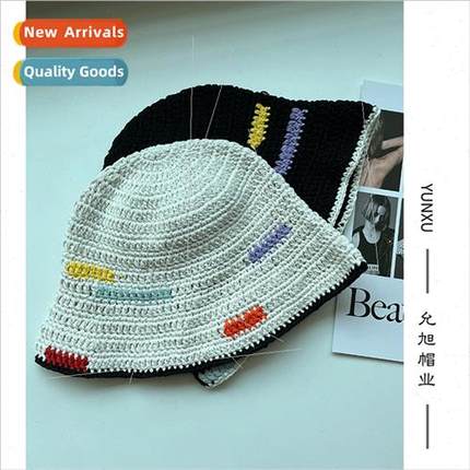 che Designer Brands ~ HKn Cute Color Blocking Kn Fisherman B