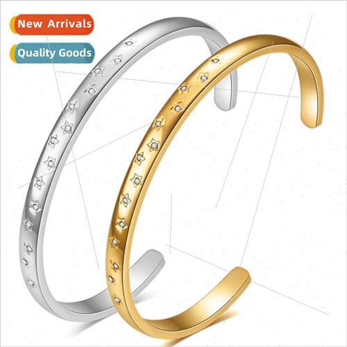 Europe ins new versatile 4MM stars wh diamonds gold 304 tani