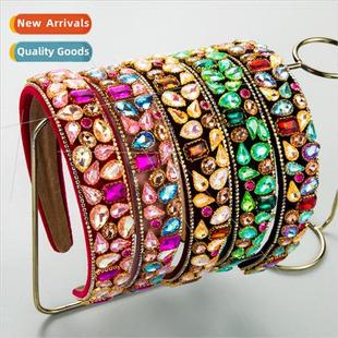 personalized Europe colorful broken inla Hair diamonds bands