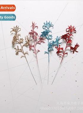 Christmas 37cm branches Christmas golden onion powder plasti