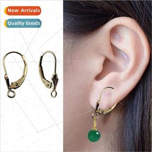 finished acc gold set diy not earrings small New semi pure