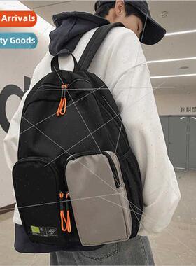 ins tide schoolbag female junior shoulder bag burden reducti