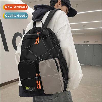 ins tide schoolbag female junior shoulder bag burden reducti