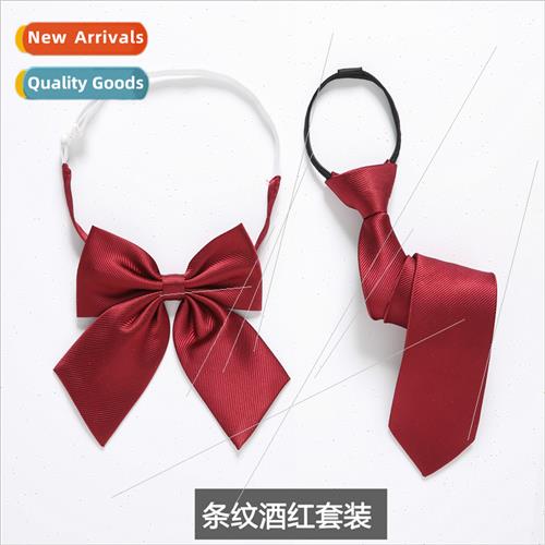 Bow Tie Necktie Set Striped Bow Tie No Bow Tie Fashion Colle