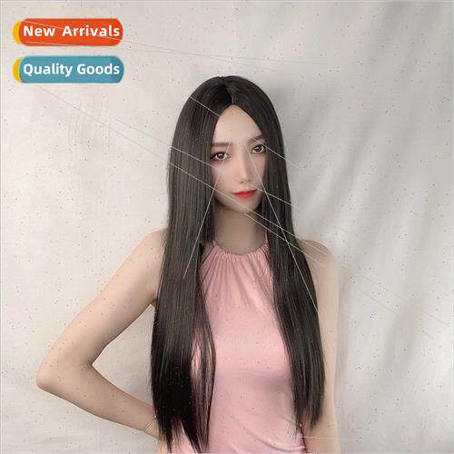 Princess cut female long hair chemical fiber head covering m